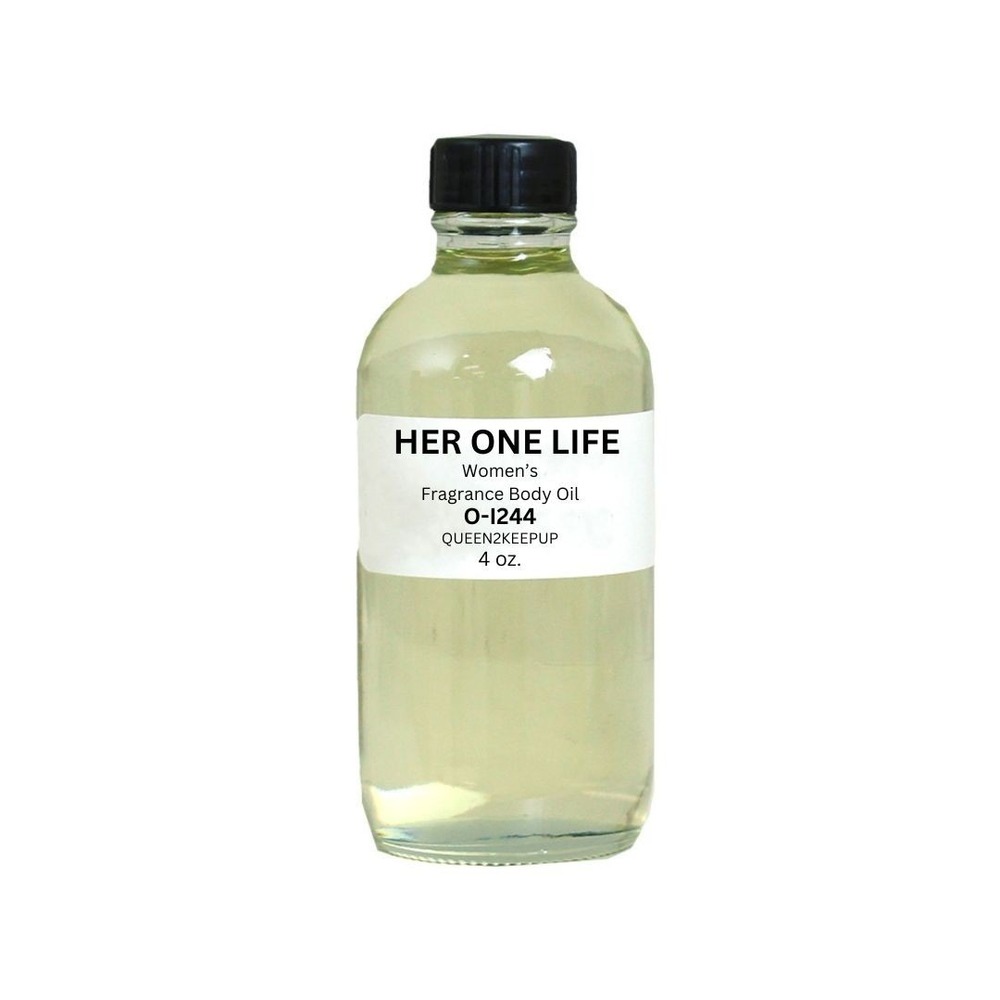 Her One Life Women's Body Oil Fresh Floral & Aquatic Scent 4 oz